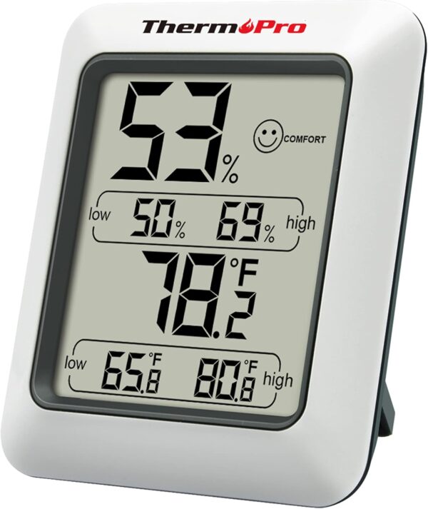 ThermoPro TP50 Digital Hygrometer Thermometer – Indoor Humidity Gauge