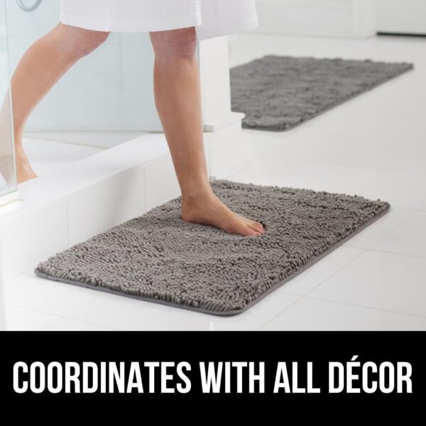 Gorilla Grip Chenille Bath Rug – 30×20 in, Ultra‑Absorbent, Non‑Slip - Image 9