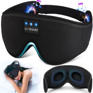 LC‑dolida Sleep Headphones Headband – Bluetooth, Ultra‑Thin Speakers