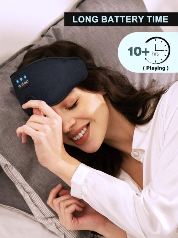 LC‑dolida Sleep Headphones Headband – Bluetooth, Ultra‑Thin Speakers - Image 4