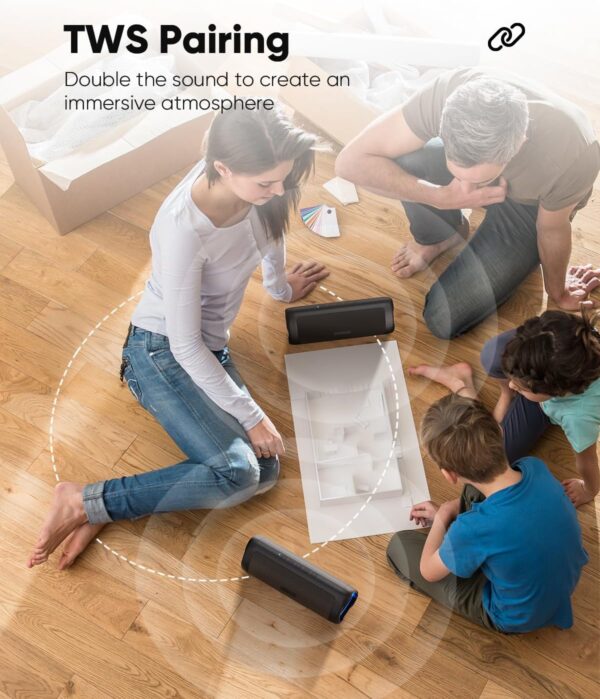 Waterproof Bluetooth Speaker – Portable with Long Playtime - Image 5