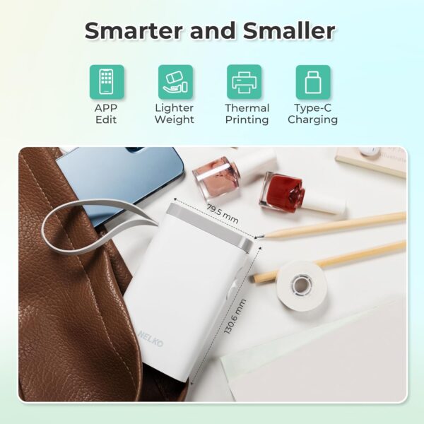 Nelko P21 Bluetooth Label Maker – Portable, App Templates - Image 4