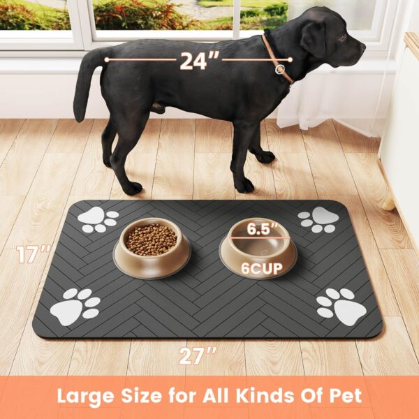 Absorbent & Waterproof Pet Feeding Mat – 12×20 in, Anti‑Slip - Image 8