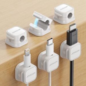 JOYROOM Adjustable Cable Clips – Desk Wire Organizer (12‑Pack)