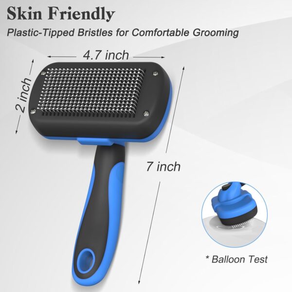 Swihauk Deshedding Grooming Brush – Gentle, Easy‑Clean - Image 4
