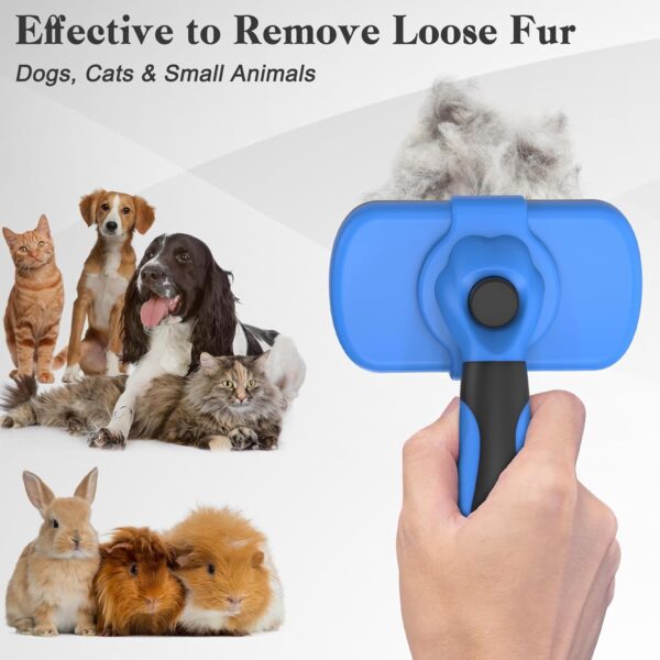 Swihauk Deshedding Grooming Brush – Gentle, Easy‑Clean - Image 6