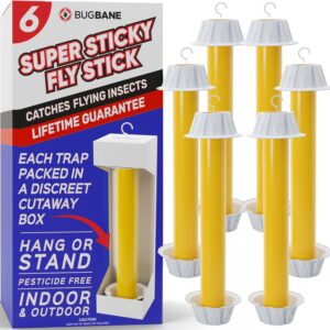 Sticky Bug Traps – Indoor/Outdoor, Non‑Toxic Glue Catchers (Yellow Cards)
