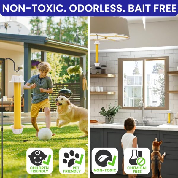 Sticky Bug Traps – Indoor/Outdoor, Non‑Toxic Glue Catchers (Yellow Cards) - Image 4