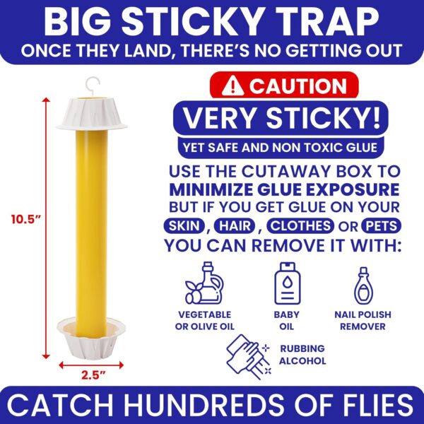 Sticky Bug Traps – Indoor/Outdoor, Non‑Toxic Glue Catchers (Yellow Cards) - Image 5