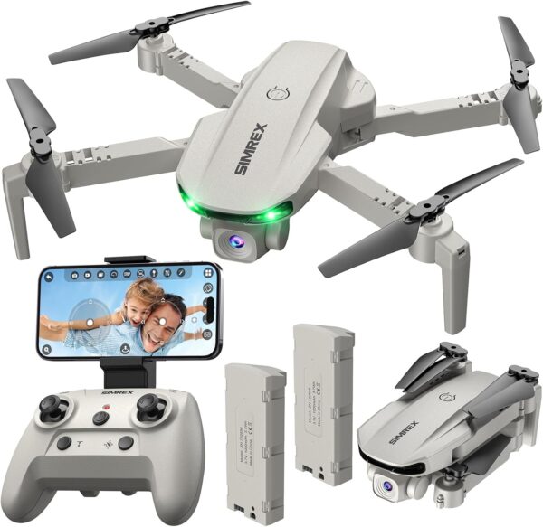 SIMREX GPS Quadcopter Drone – 4K Camera, Altitude Hold, Waypoints