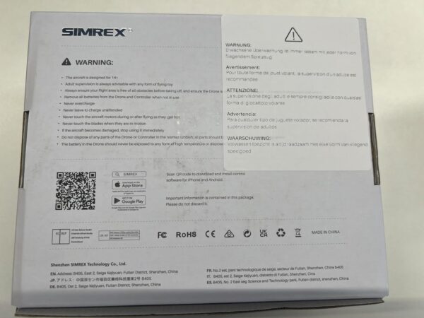 SIMREX GPS Quadcopter Drone – 4K Camera, Altitude Hold, Waypoints - Image 9