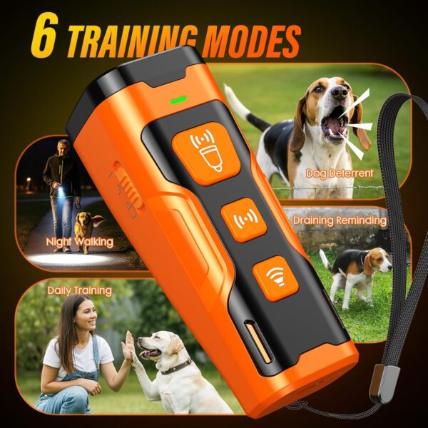 YUYQA Ultrasonic Dog Trainer & Deterrent – Rechargeable, LED Flashlight - Image 5